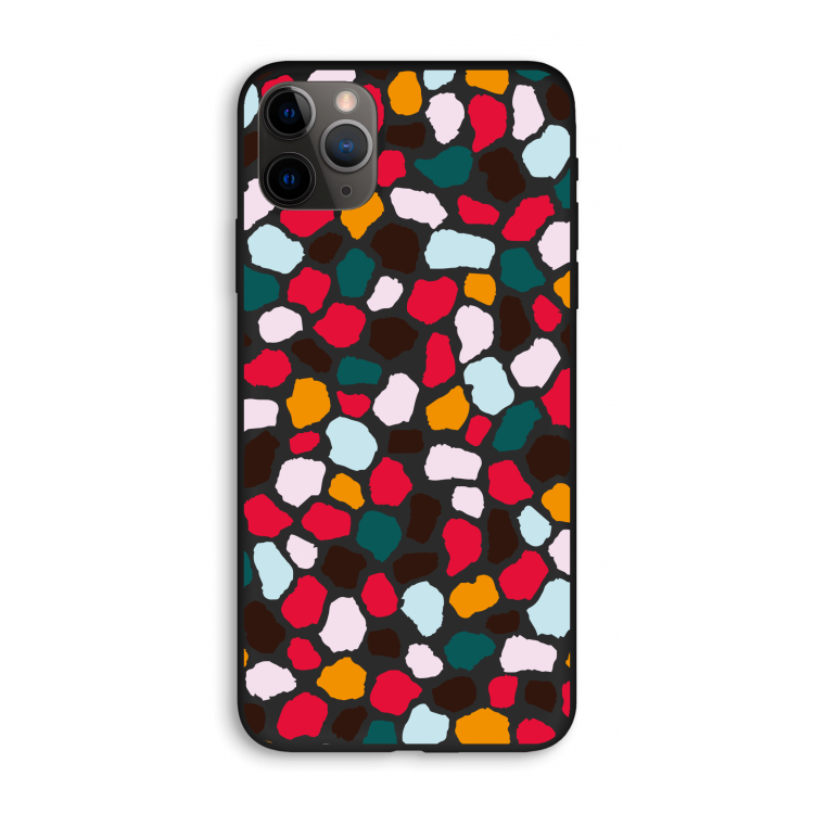 Colored Giraffe: iPhone 11 Pro Max Biologisch afbreekbaar hoesje