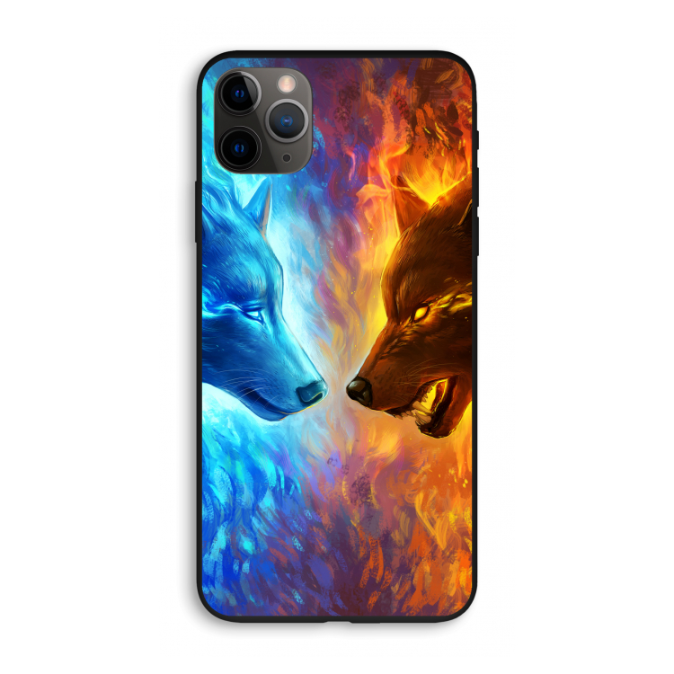 Fire & Ice: iPhone 11 Pro Max Biologisch afbreekbaar hoesje