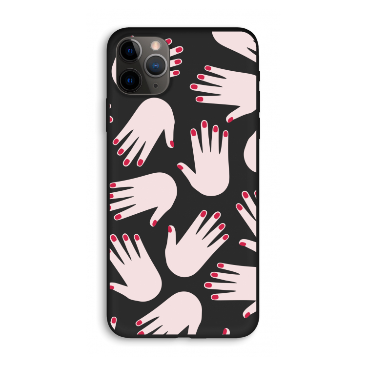 Hands pink: iPhone 11 Pro Max Biologisch afbreekbaar hoesje