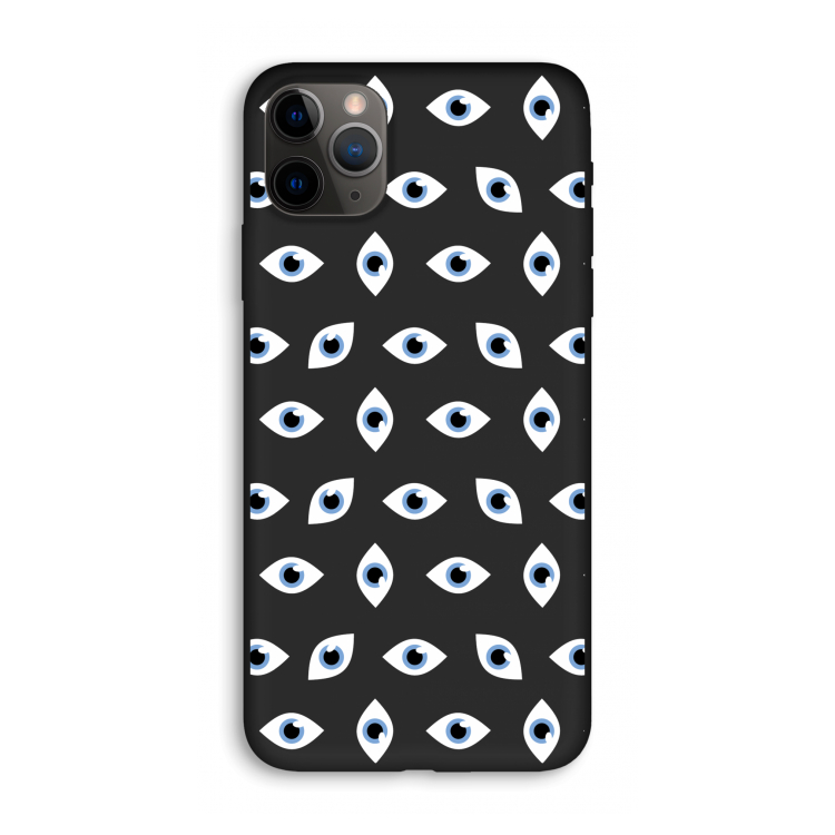 Eyes pattern: iPhone 11 Pro Max Biologisch afbreekbaar hoesje