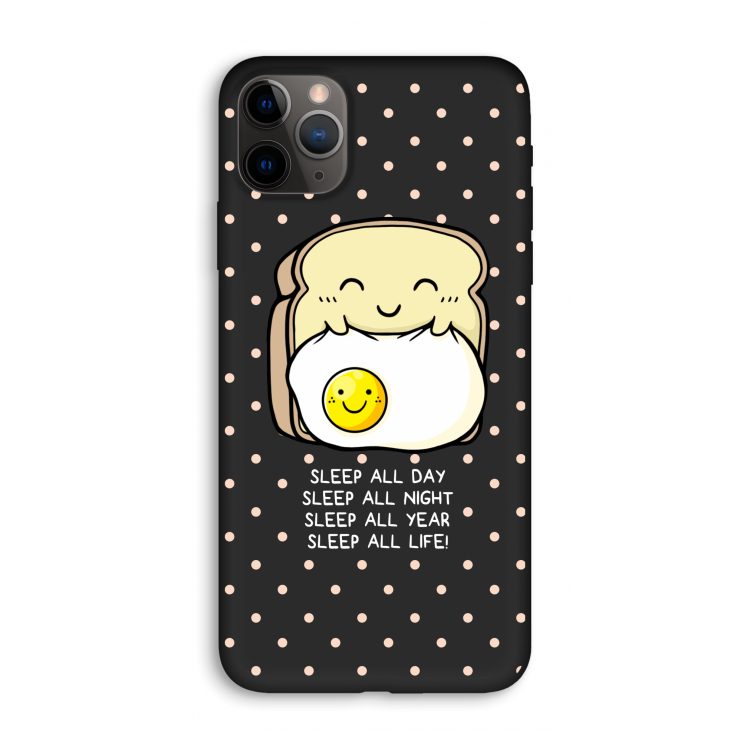 Sleep All Day: iPhone 11 Pro Max Biologisch afbreekbaar hoesje