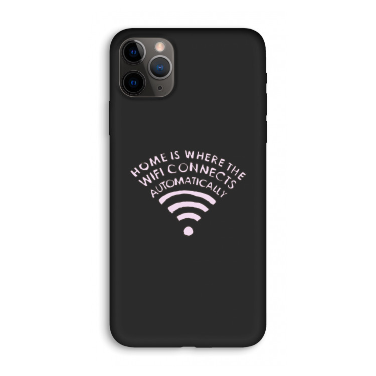 Home Is Where The Wifi Is: iPhone 11 Pro Max Biologisch afbreekbaar hoesje