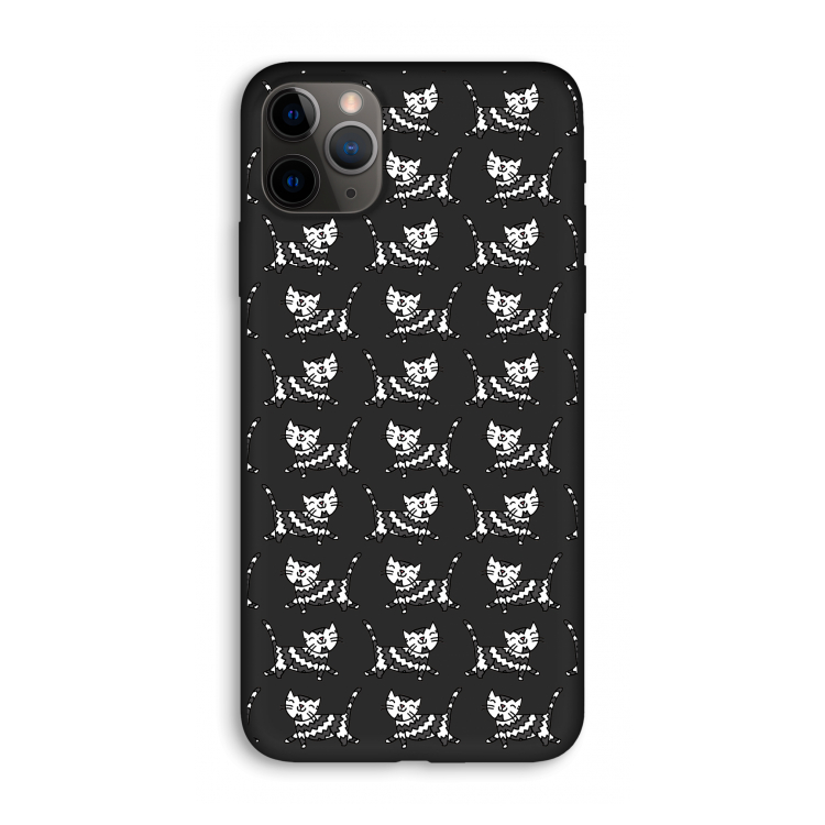 Zwarte poes: iPhone 11 Pro Max Biologisch afbreekbaar hoesje