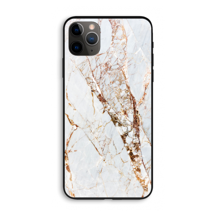 Goud marmer: iPhone 11 Pro Max Biologisch afbreekbaar hoesje