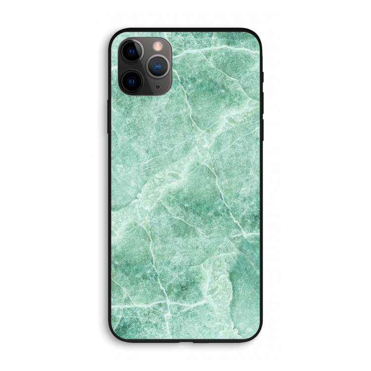 Groen marmer: iPhone 11 Pro Max Biologisch afbreekbaar hoesje