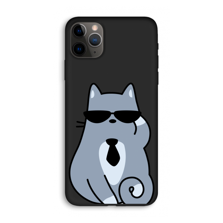 Cool cat: iPhone 11 Pro Max Biologisch afbreekbaar hoesje