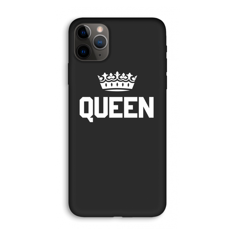 Queen zwart: iPhone 11 Pro Max Biologisch afbreekbaar hoesje