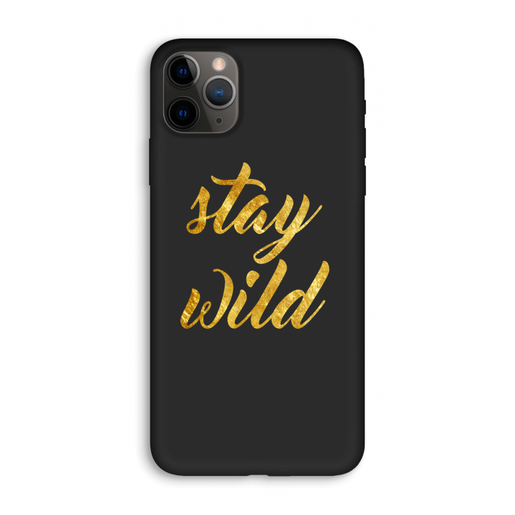 Stay wild: iPhone 11 Pro Max Biologisch afbreekbaar hoesje