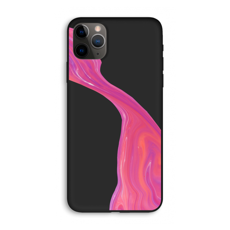 Paarse stroom: iPhone 11 Pro Max Biologisch afbreekbaar hoesje