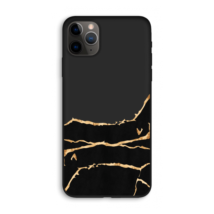 Gouden marmer: iPhone 11 Pro Max Biologisch afbreekbaar hoesje