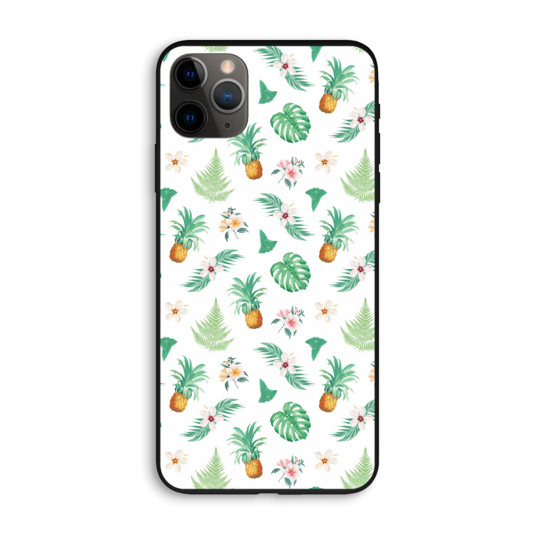 Ananas bladeren: iPhone 11 Pro Max Biologisch afbreekbaar hoesje