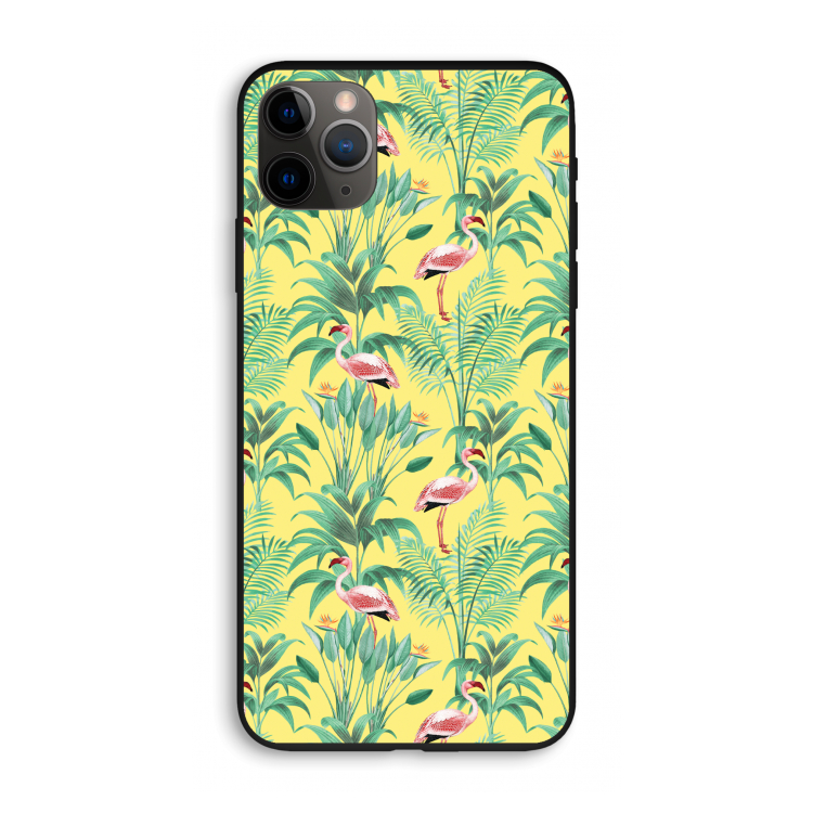 Flamingo party: iPhone 11 Pro Max Biologisch afbreekbaar hoesje