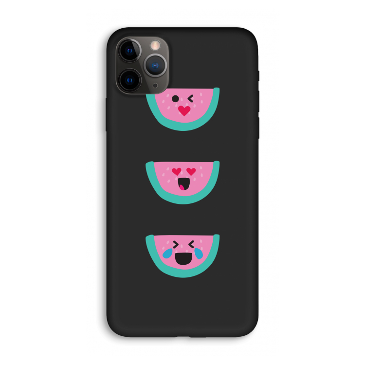Smiley watermeloen: iPhone 11 Pro Max Biologisch afbreekbaar hoesje