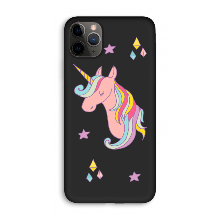 Roze eenhoorn: iPhone 11 Pro Max Biologisch afbreekbaar hoesje