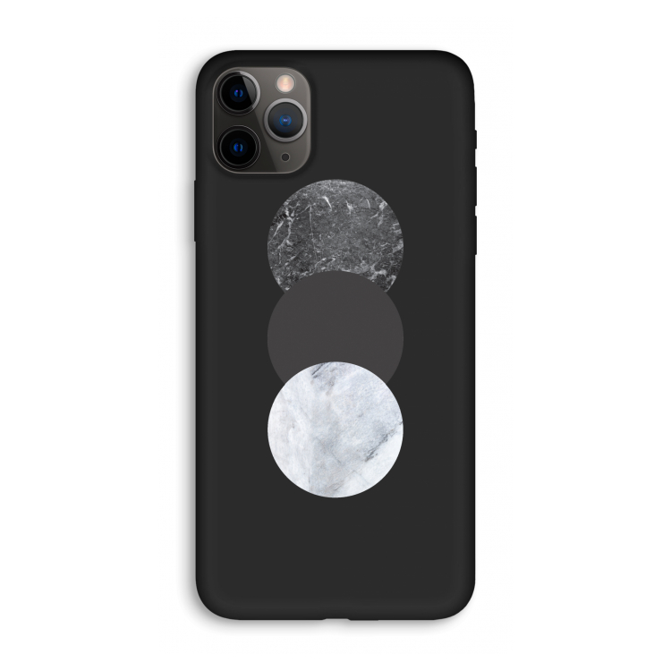 Marmeren cirkels: iPhone 11 Pro Max Biologisch afbreekbaar hoesje