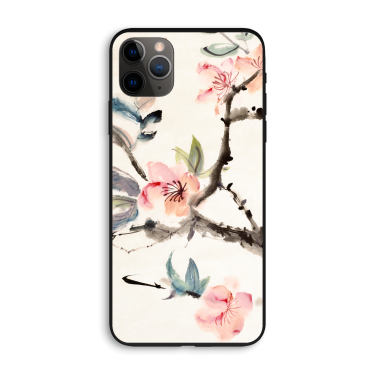 Japanse bloemen: iPhone 11 Pro Max Biologisch afbreekbaar hoesje