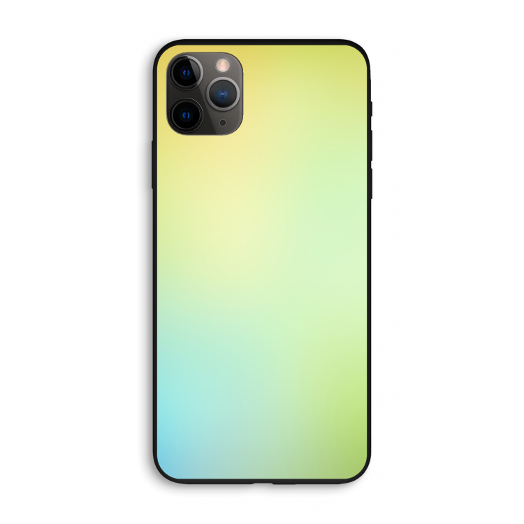 Minty mist pastel: iPhone 11 Pro Max Biologisch afbreekbaar hoesje