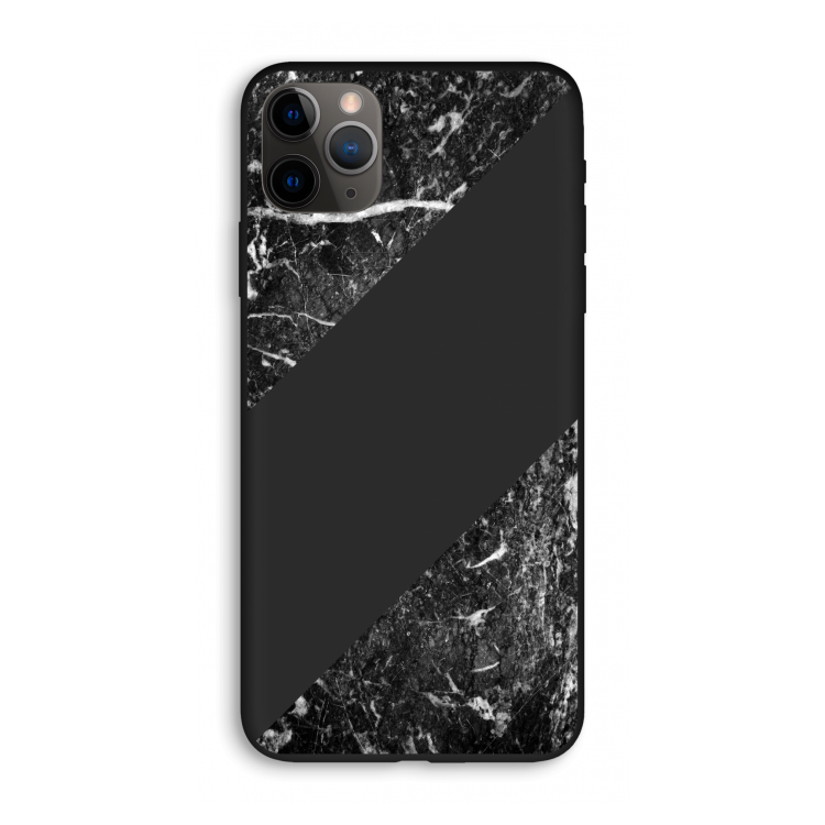 Zwart marmer: iPhone 11 Pro Max Biologisch afbreekbaar hoesje