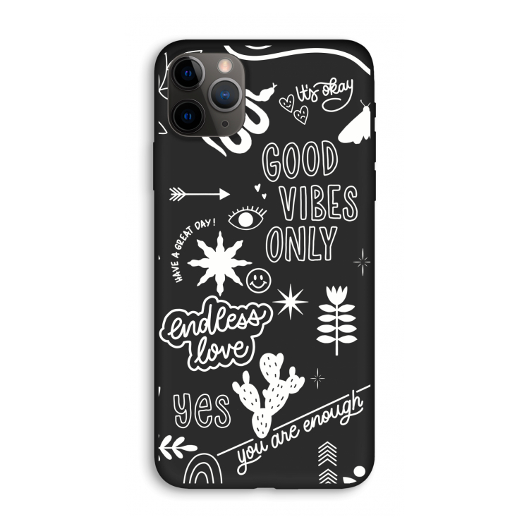 Good vibes: iPhone 11 Pro Max Biologisch afbreekbaar hoesje