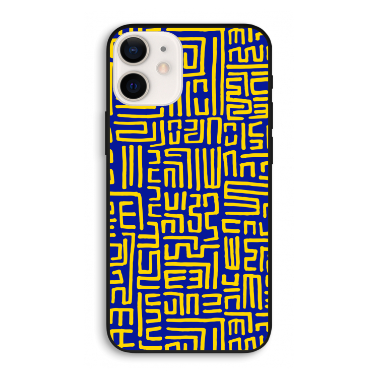 Majorelle Blue Print: iPhone 12 Biologisch afbreekbaar hoesje