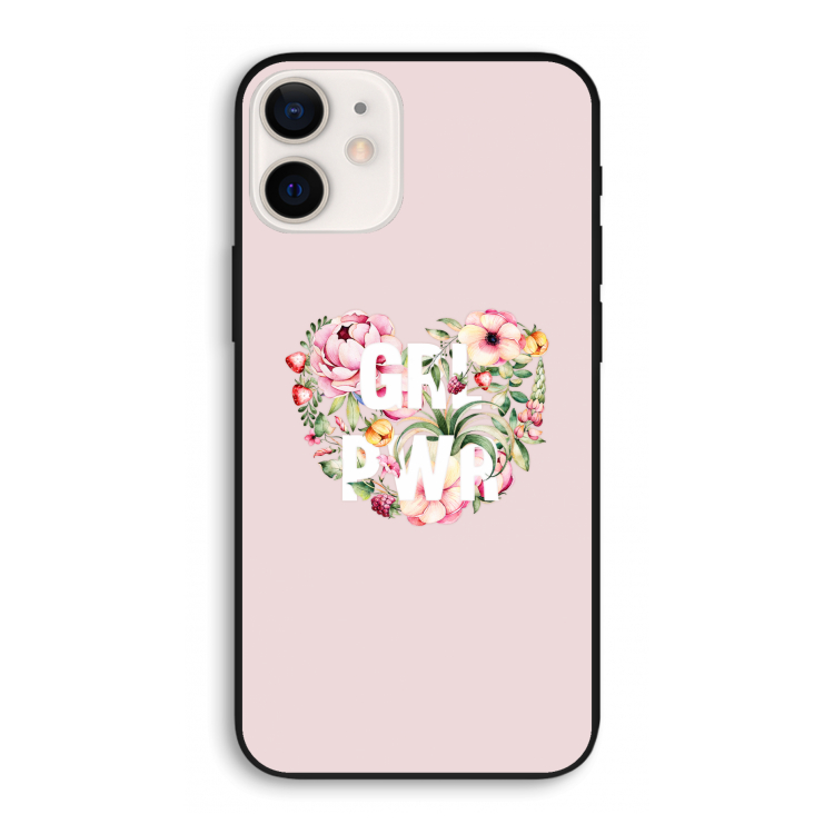 GRL PWR Flower: iPhone 12 Biologisch afbreekbaar hoesje