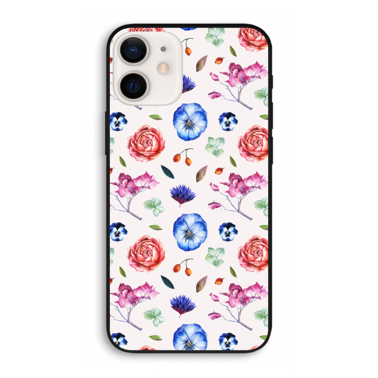 Bloemetjes: iPhone 12 Biologisch afbreekbaar hoesje