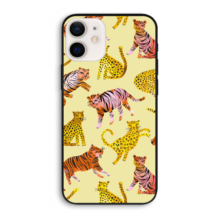 Cute Tigers and Leopards: iPhone 12 Biologisch afbreekbaar hoesje