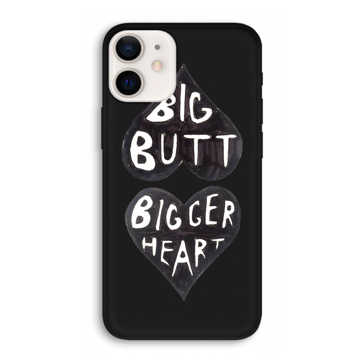 Big butt bigger heart: iPhone 12 Biologisch afbreekbaar hoesje