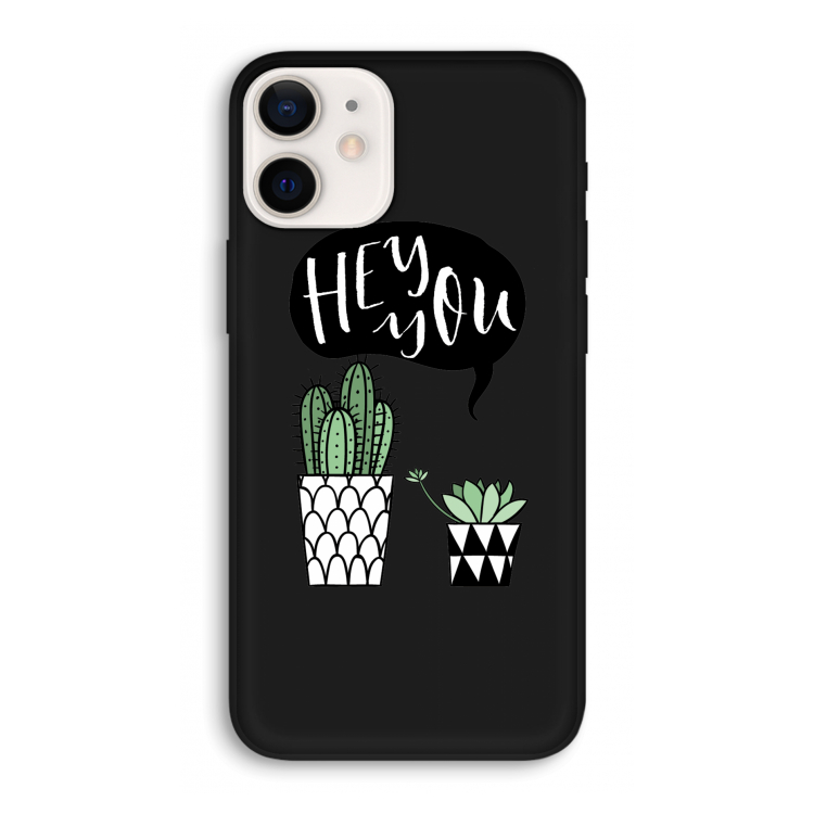 Hey you cactus: iPhone 12 Biologisch afbreekbaar hoesje