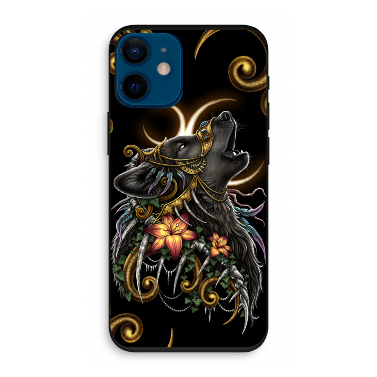 Huilende Wolf: iPhone 12 mini Biologisch afbreekbaar hoesje
