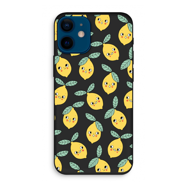Citroenen: iPhone 12 mini Biologisch afbreekbaar hoesje