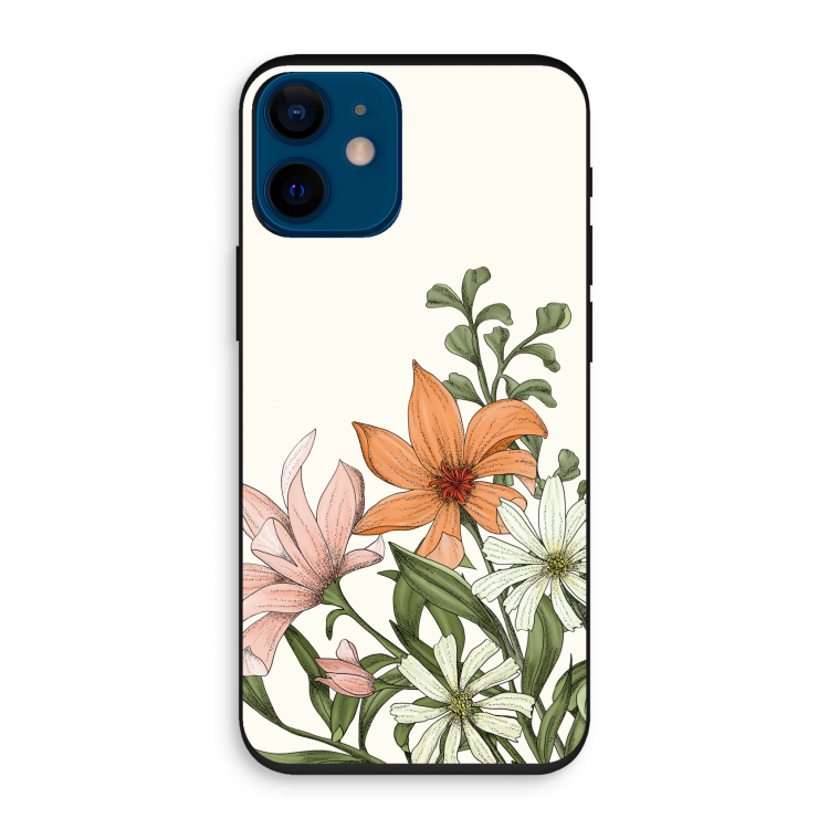 Floral bouquet: iPhone 12 mini Biologisch afbreekbaar hoesje