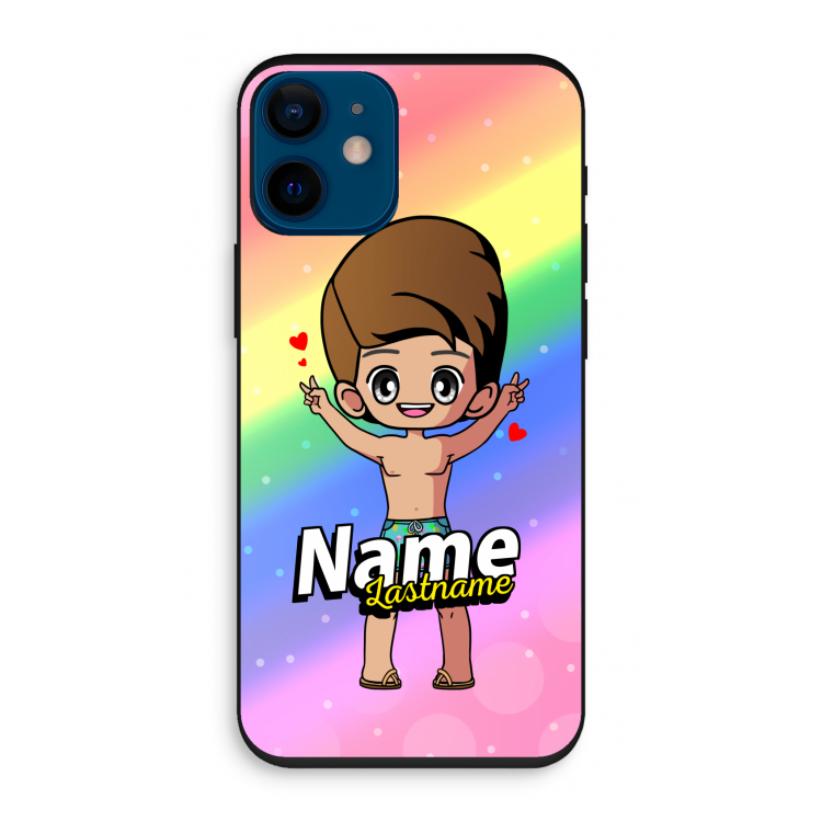 Chibi Maker man: iPhone 12 mini Biologisch afbreekbaar hoesje