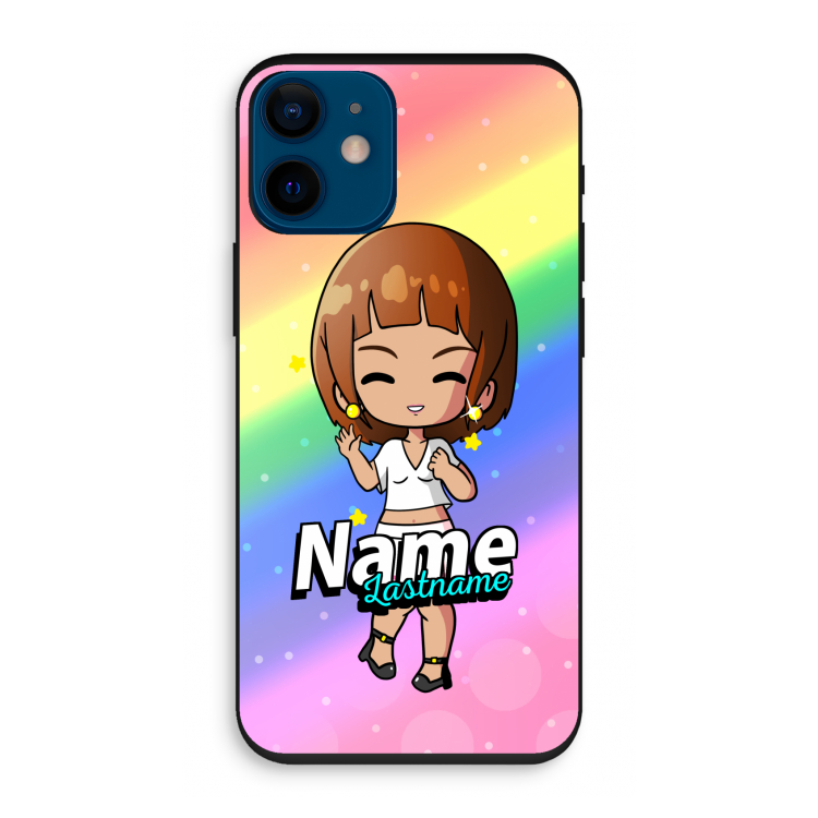 Chibi Maker vrouw: iPhone 12 mini Biologisch afbreekbaar hoesje