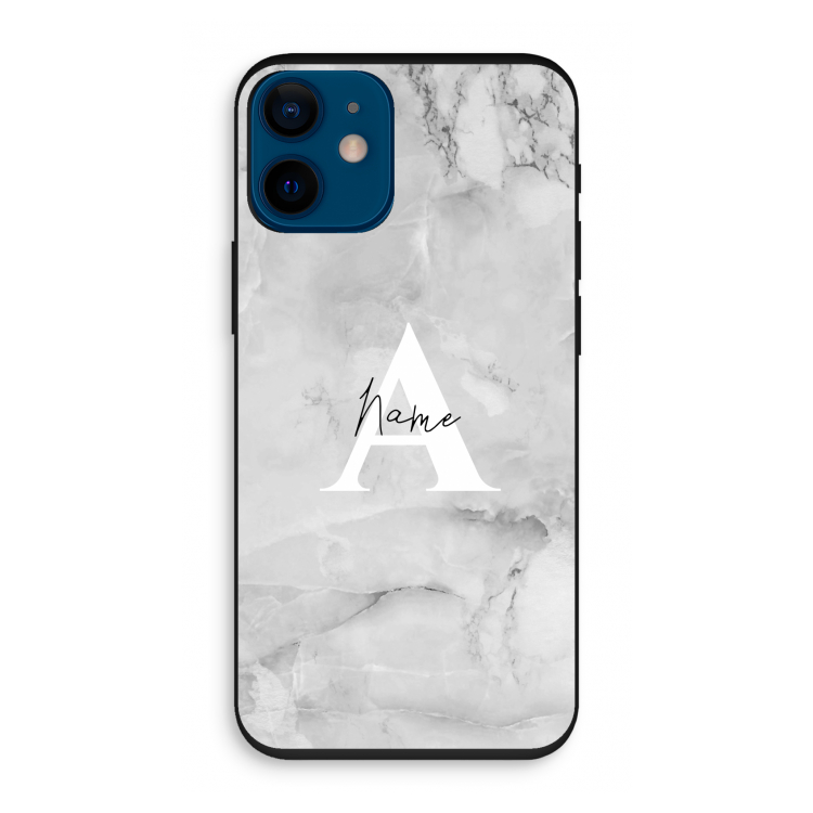 Ivory Marble: iPhone 12 mini Biologisch afbreekbaar hoesje