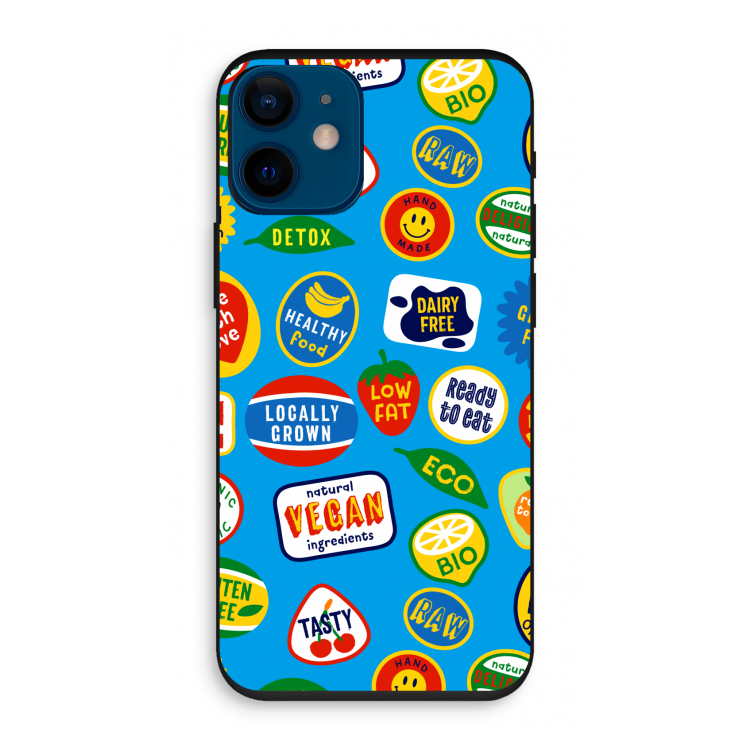 Fruitsticker: iPhone 12 mini Biologisch afbreekbaar hoesje