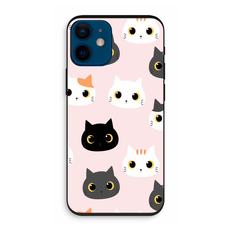 Katten: iPhone 12 mini Biologisch afbreekbaar hoesje