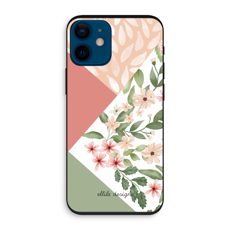 Sweet heaven geometrics: iPhone 12 mini Biologisch afbreekbaar hoesje