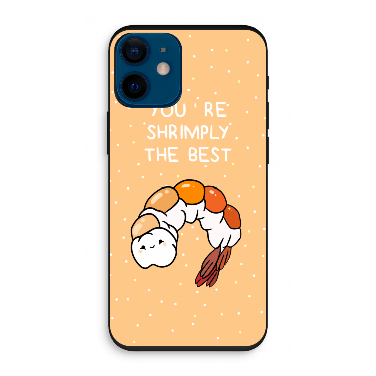 You're Shrimply The Best: iPhone 12 mini Biologisch afbreekbaar hoesje