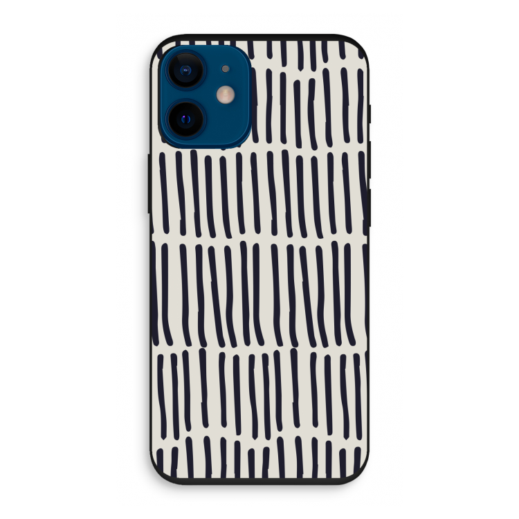 Moroccan stripes: iPhone 12 mini Biologisch afbreekbaar hoesje