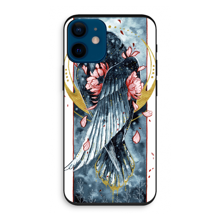 Golden Raven: iPhone 12 mini Biologisch afbreekbaar hoesje
