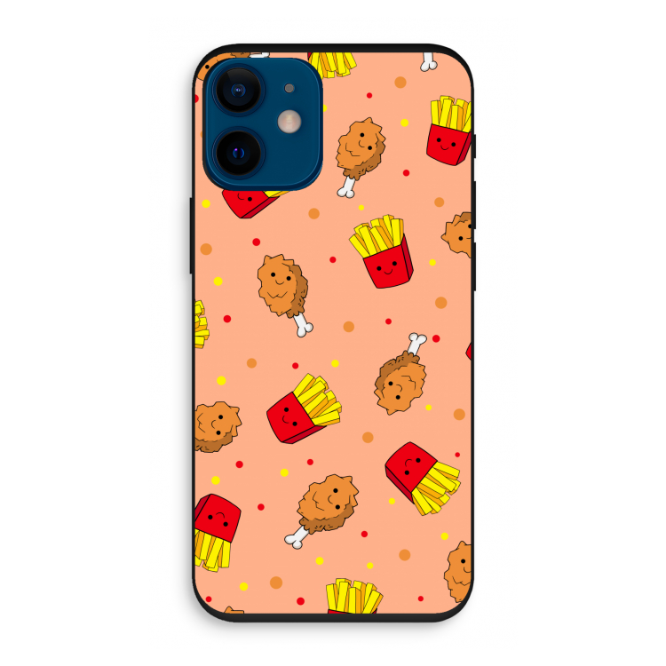 Chicken 'n Fries: iPhone 12 mini Biologisch afbreekbaar hoesje