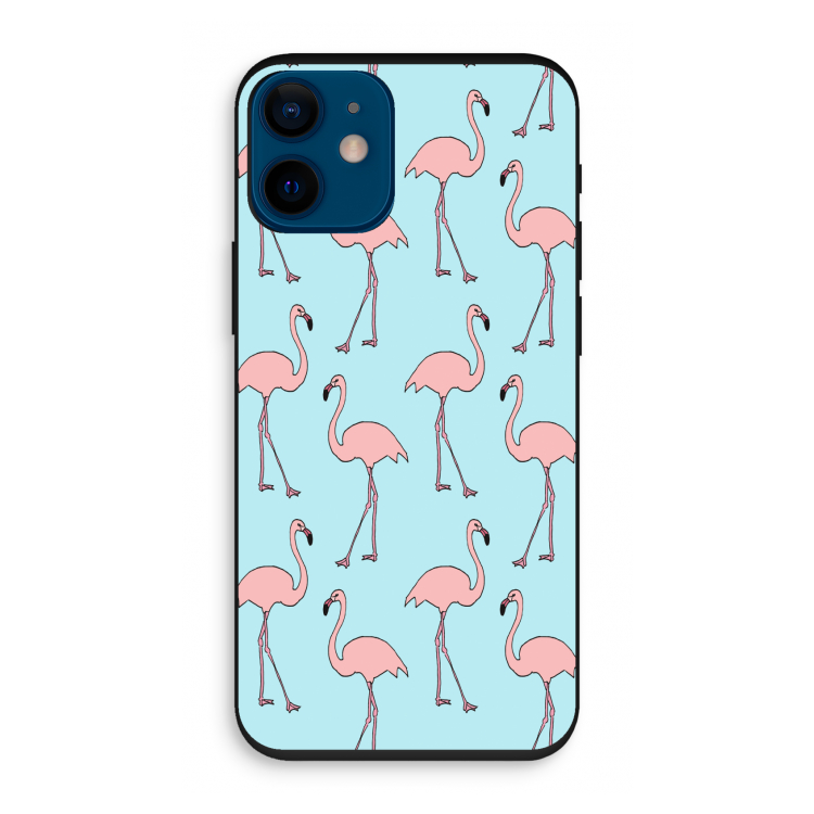 Anything Flamingoes: iPhone 12 mini Biologisch afbreekbaar hoesje