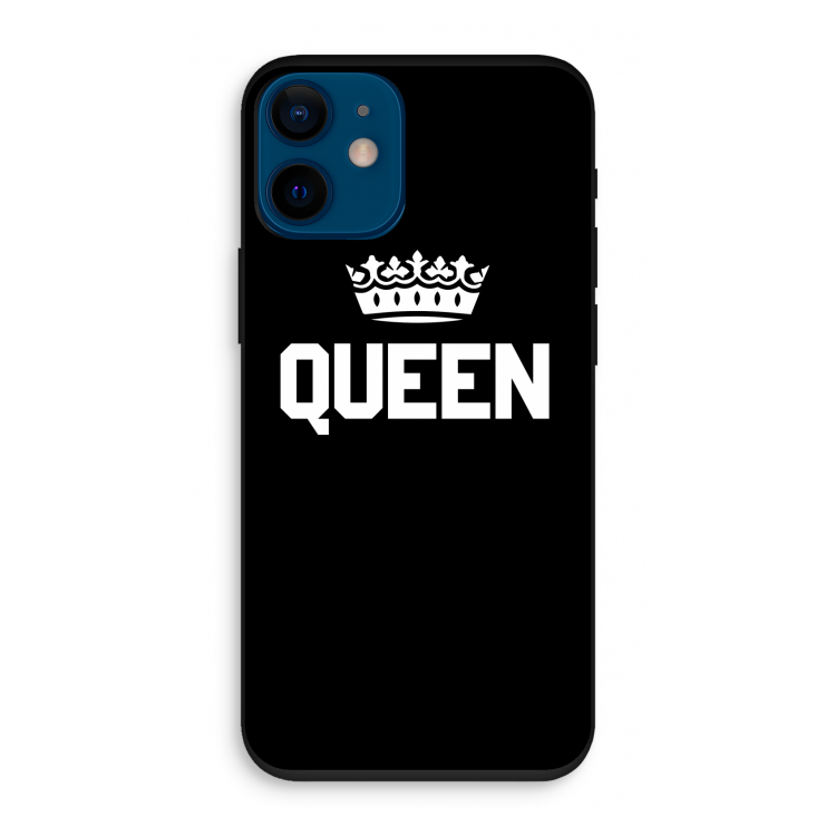 Queen zwart: iPhone 12 mini Biologisch afbreekbaar hoesje