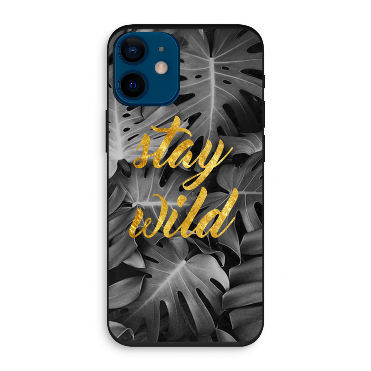 Stay wild: iPhone 12 mini Biologisch afbreekbaar hoesje