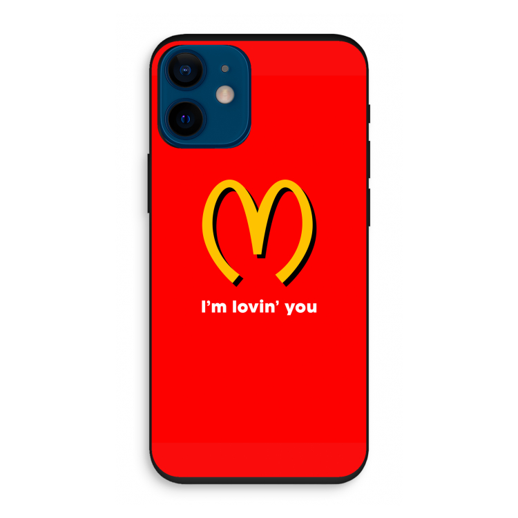 I'm lovin' you: iPhone 12 mini Biologisch afbreekbaar hoesje