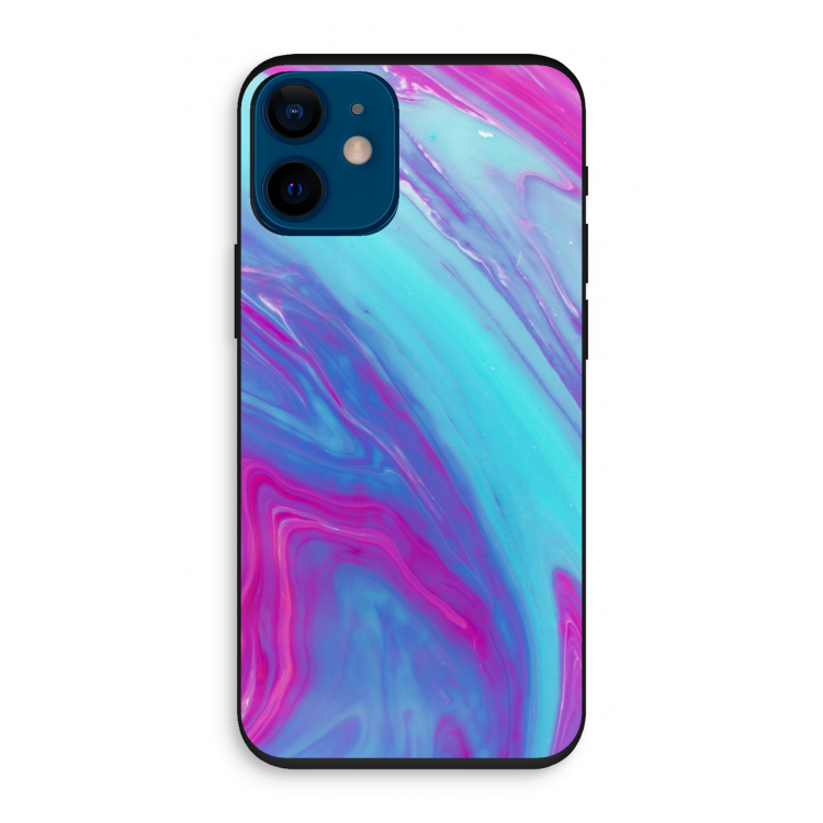 Zweverige regenboog: iPhone 12 mini Biologisch afbreekbaar hoesje