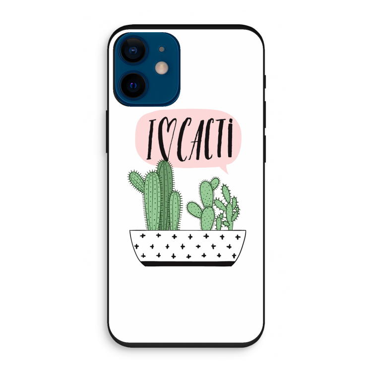 I love cacti: iPhone 12 mini Biologisch afbreekbaar hoesje