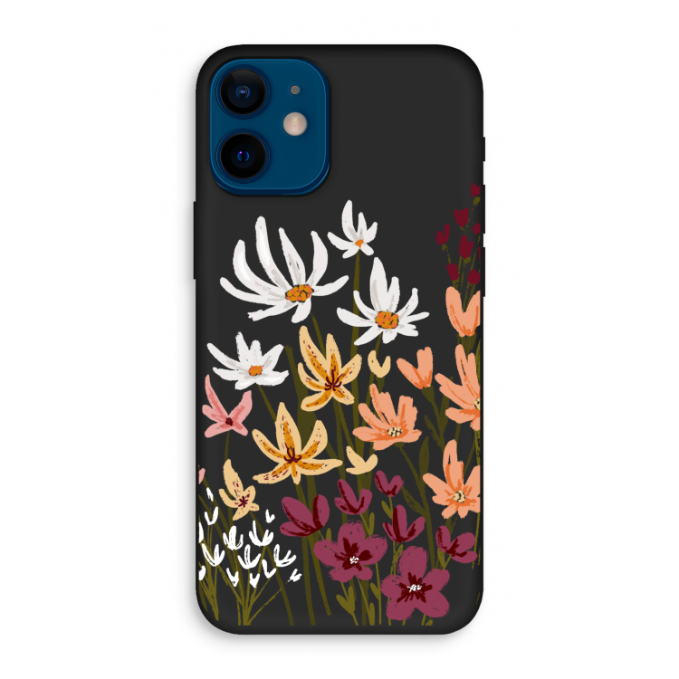Painted wildflowers: iPhone 12 mini Biologisch afbreekbaar hoesje