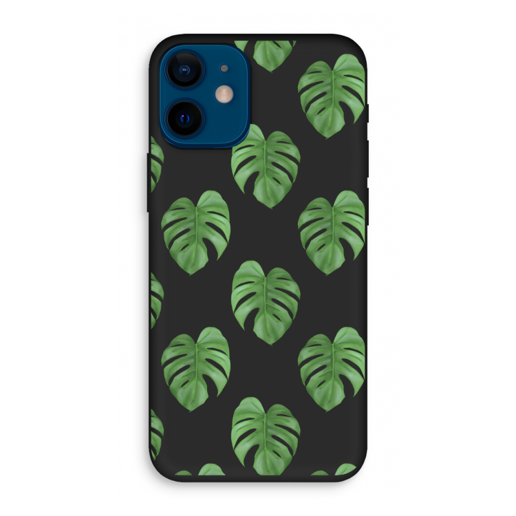 Monstera leaves: iPhone 12 mini Biologisch afbreekbaar hoesje